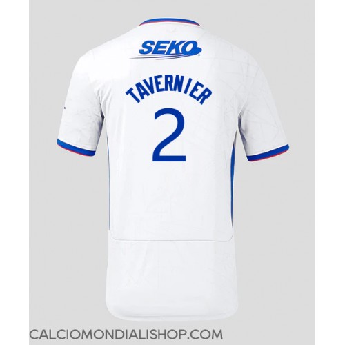 Maglie da calcio Rangers James Tavernier #2 Seconda Maglia 2024-25 Manica Corta